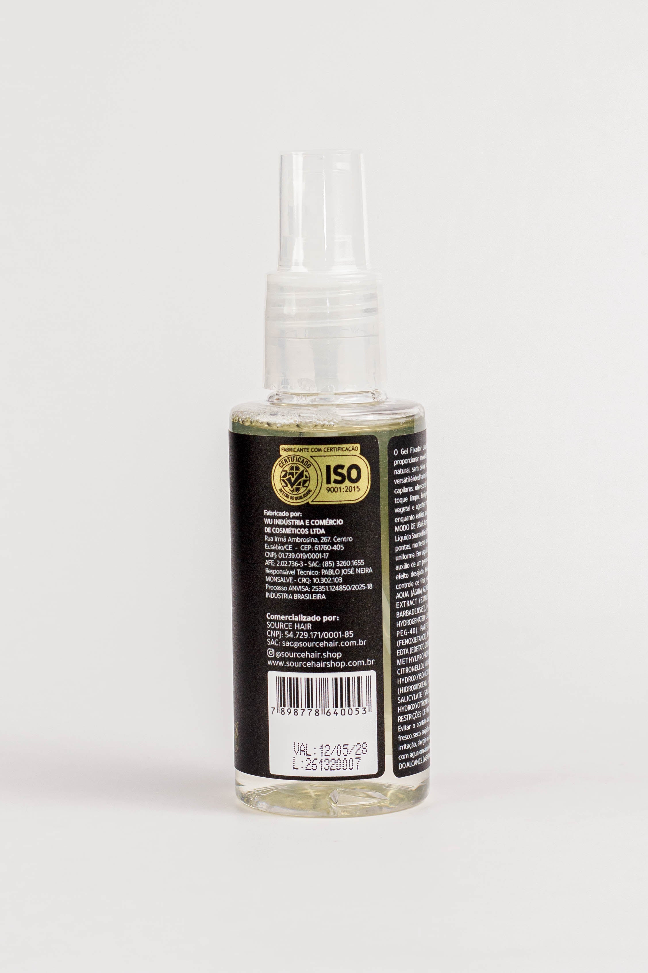 Gel Fixador Líquido Prótese Capilar 120ml - Source Hair