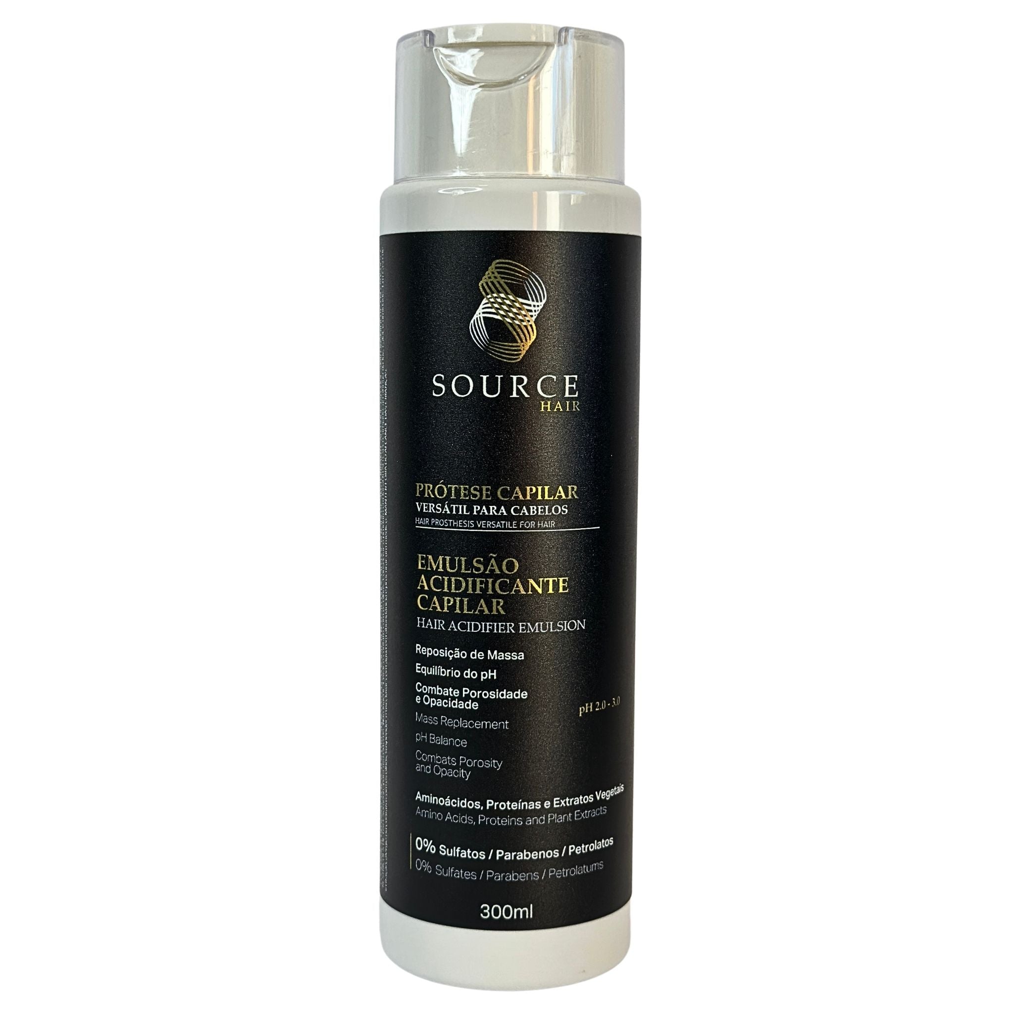 Emulsão Acidificante Prótese Capilar 300ml - Source Hair