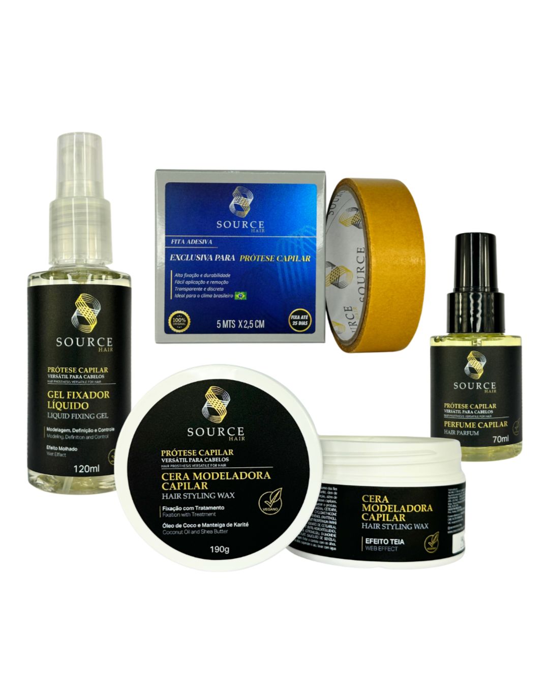 Kit Finalizadores Prótese Capilar - Source Hair