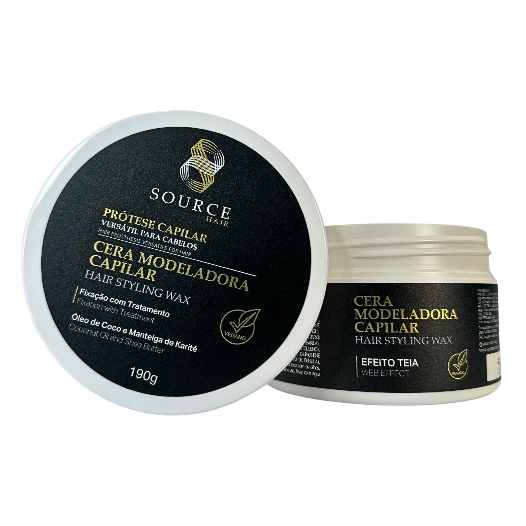 Cera Modeladora Prótese Capilar 190g - Source Hair