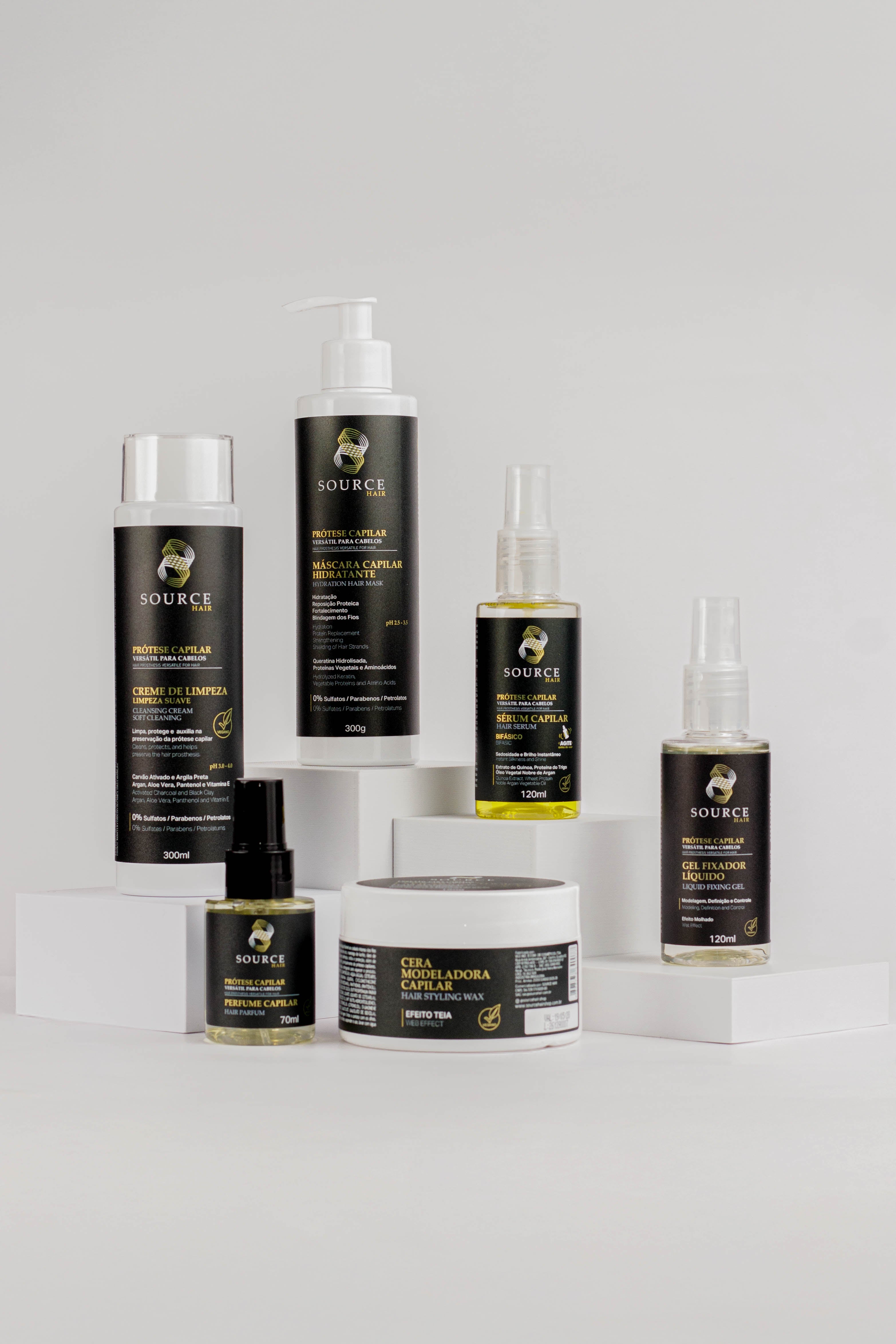 Kit Premium Tratamento Completo Prótese Capilar (6 produtos) - Source Hair