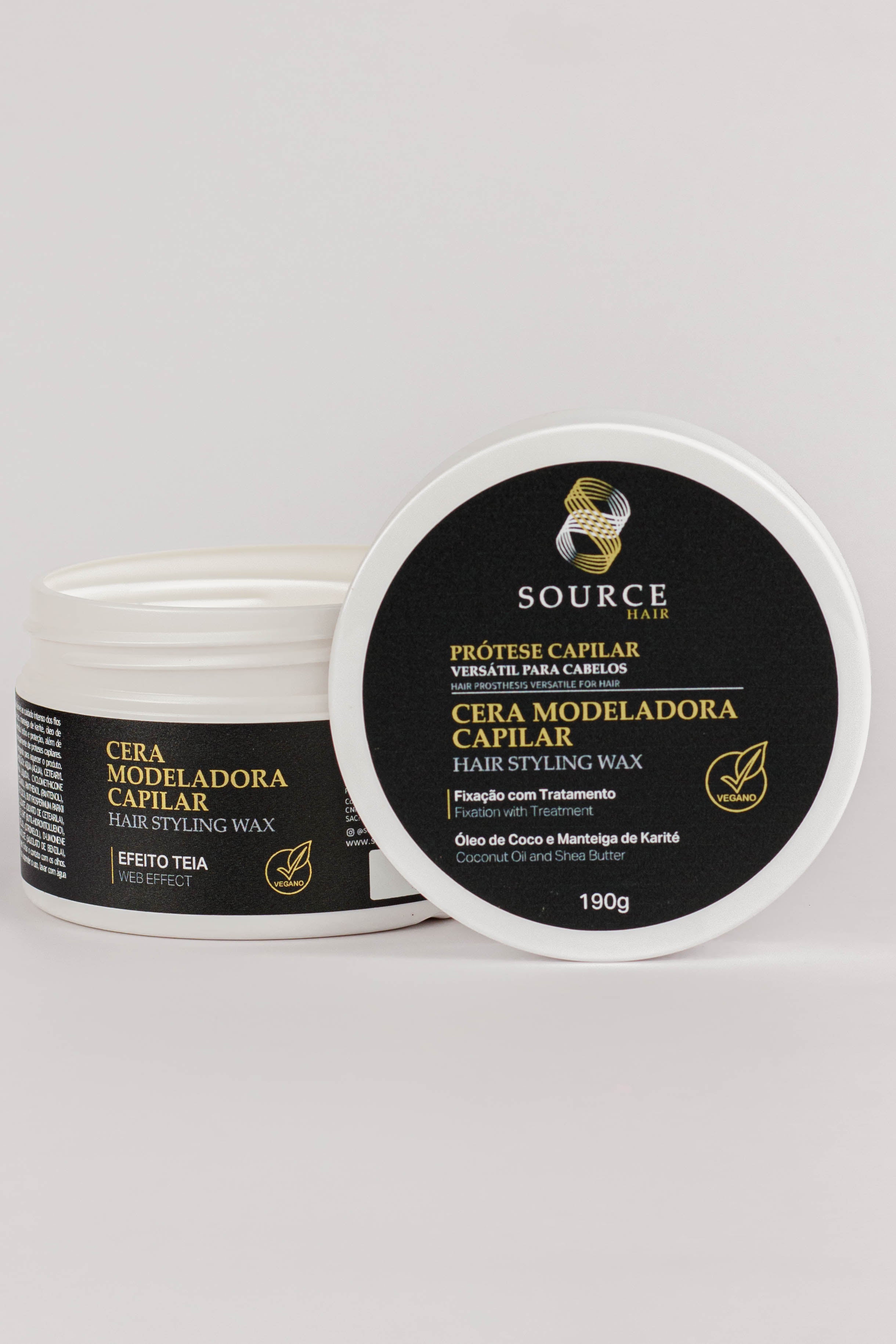 Cera Modeladora Prótese Capilar 190g - Source Hair