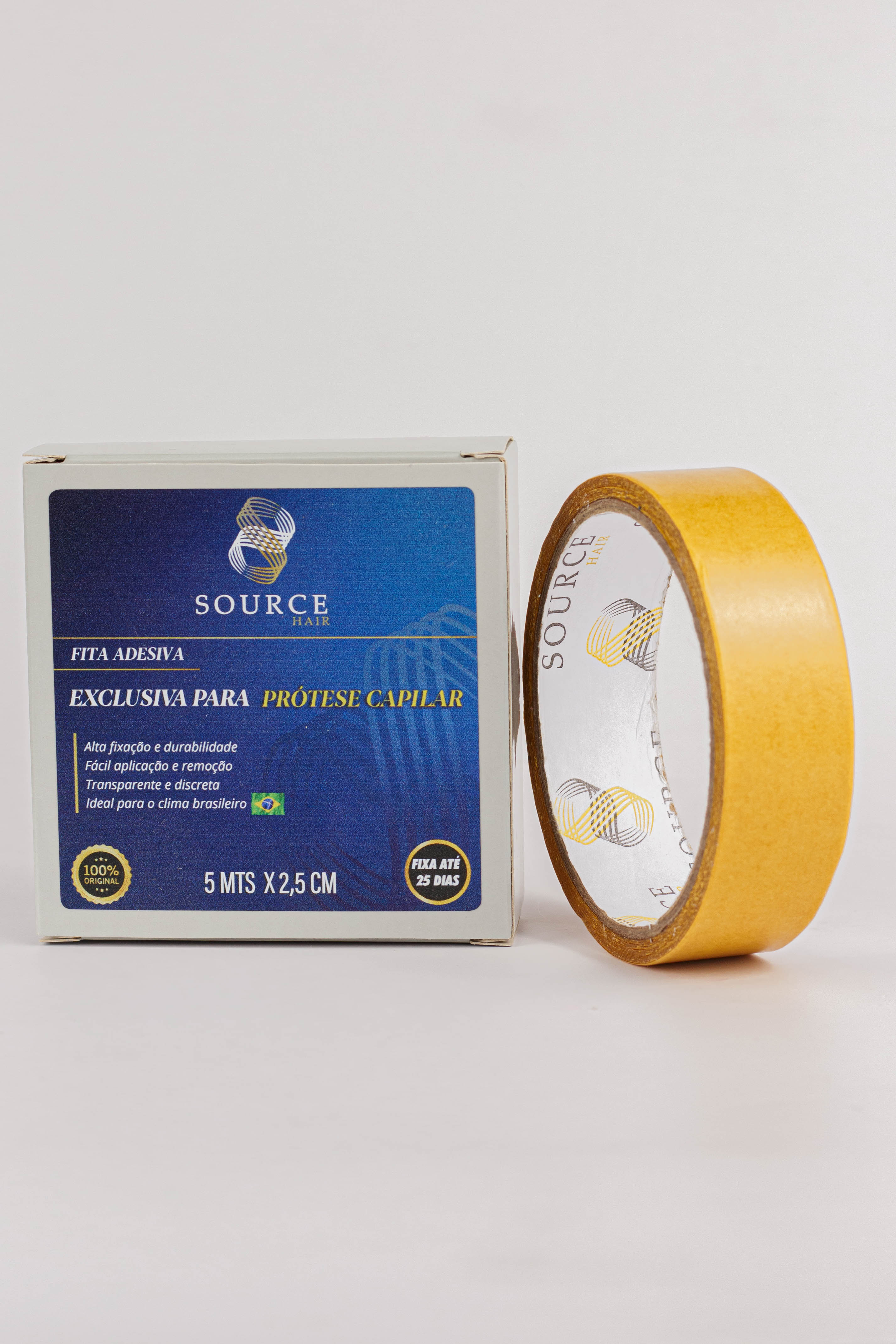 Fita Adesiva 5 Metros para Prótese Capilar - Source Hair