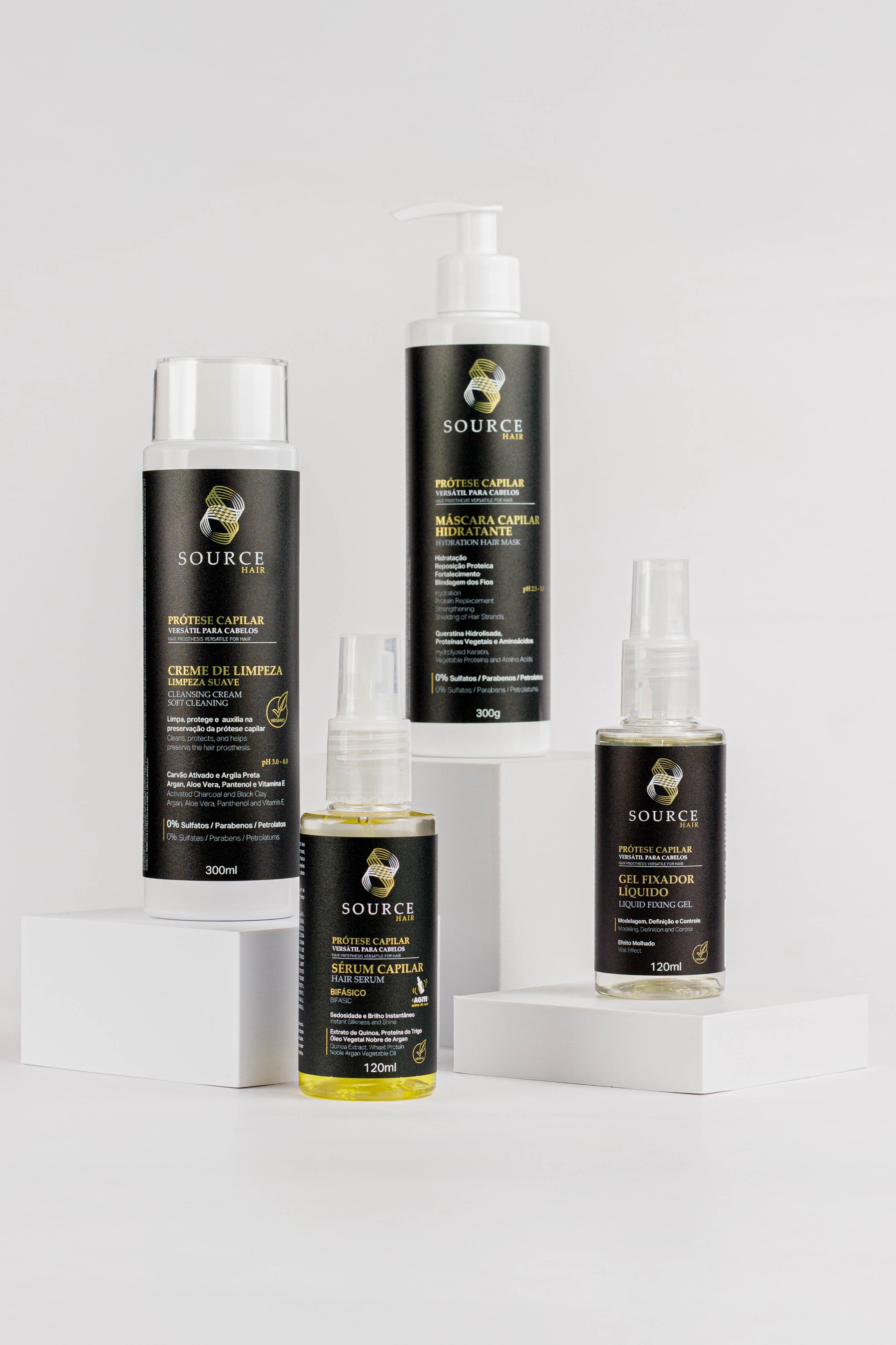 Kit Tratamento Completo Prótese Capilar (4 produtos) - Source Hair