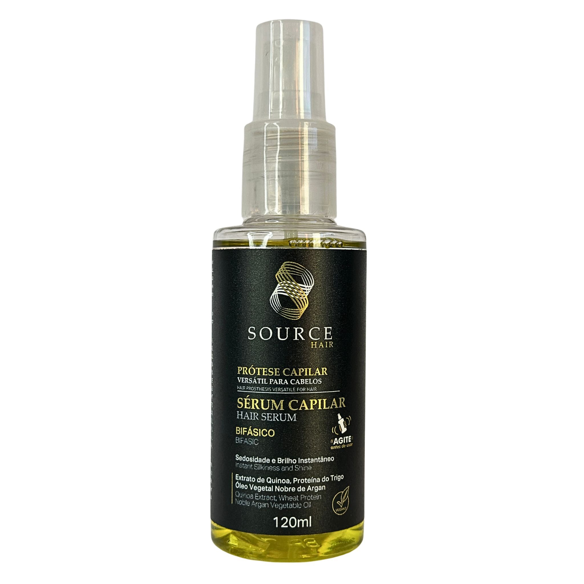 Sérum Bifásico Prótese Capilar 120ml - Source Hair