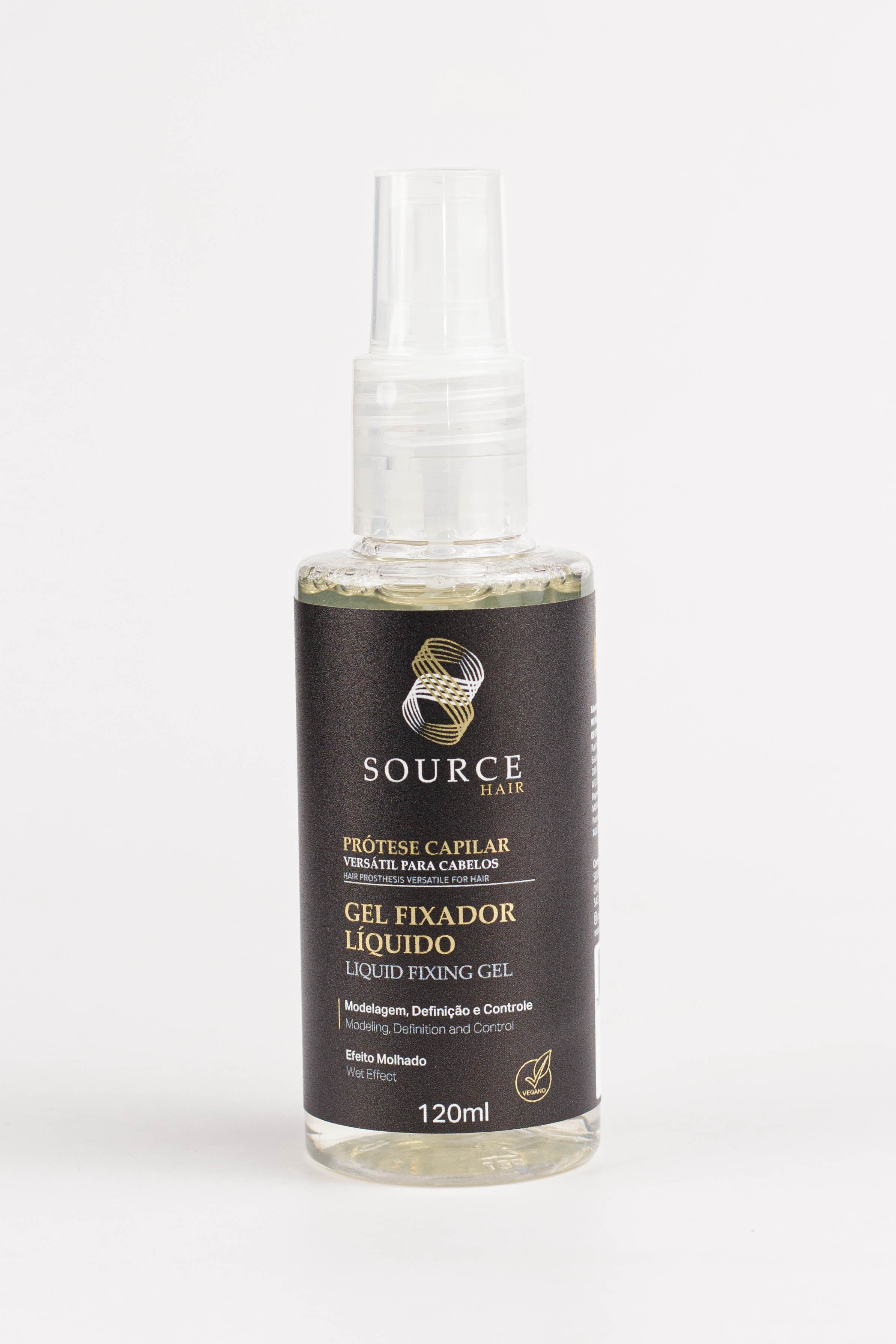 Gel Fixador Líquido Prótese Capilar 120ml - Source Hair
