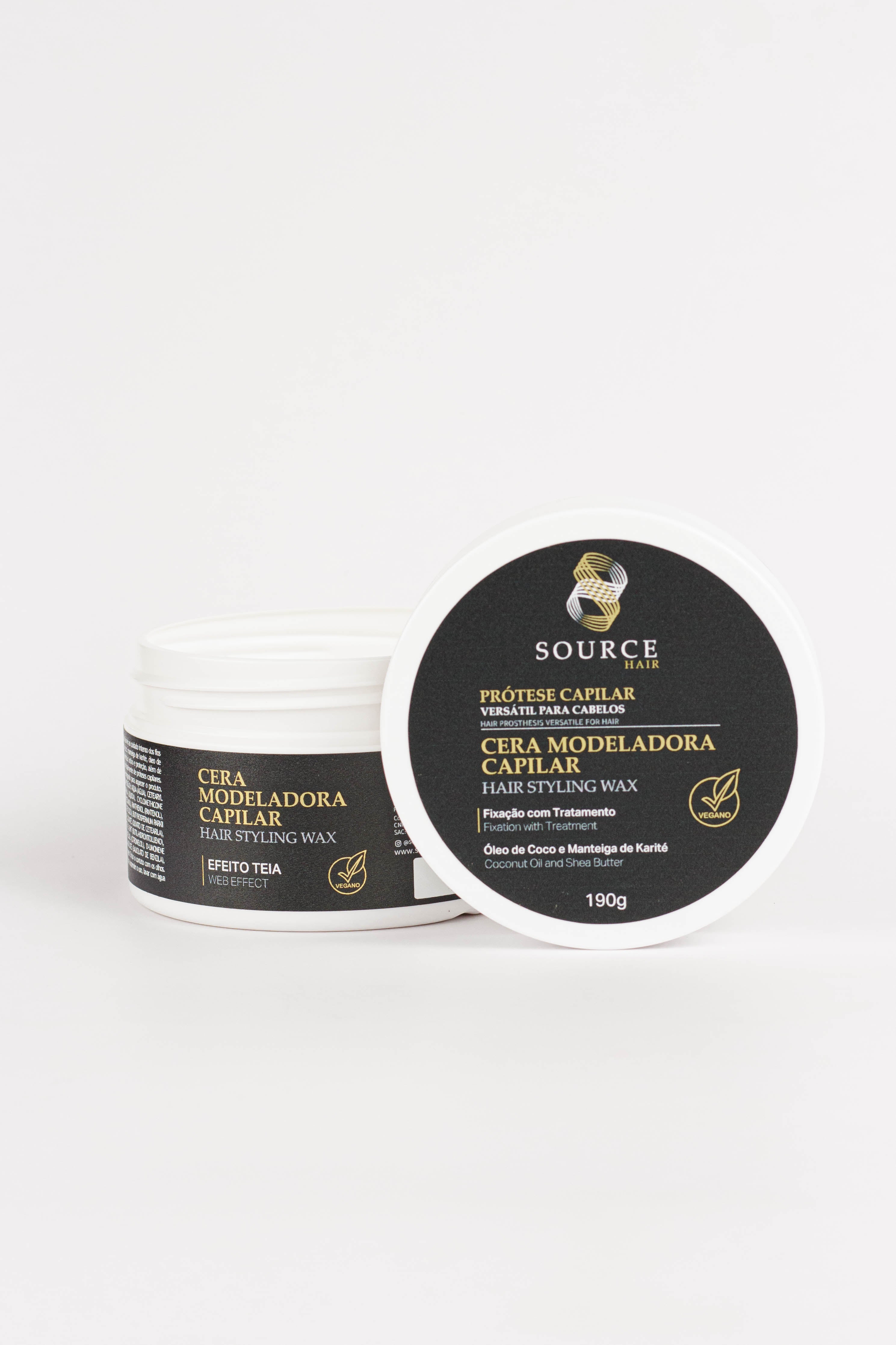 Cera Modeladora Prótese Capilar 190g - Source Hair